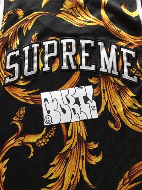 supreme x versace|supreme nike shirts.